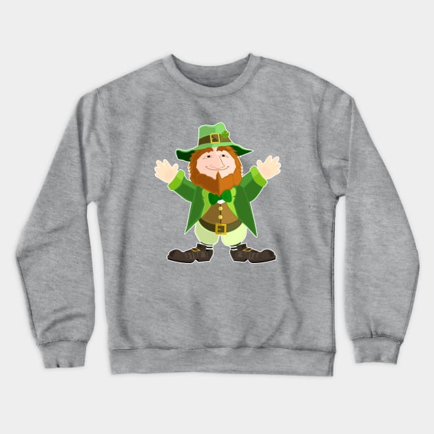 Leprechaun Crewneck Sweatshirt by adamzworld